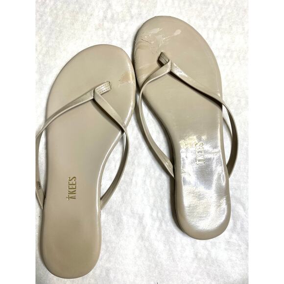 TKEES Glosses Flip Flop in Custard 7 - Picture 1 of 4